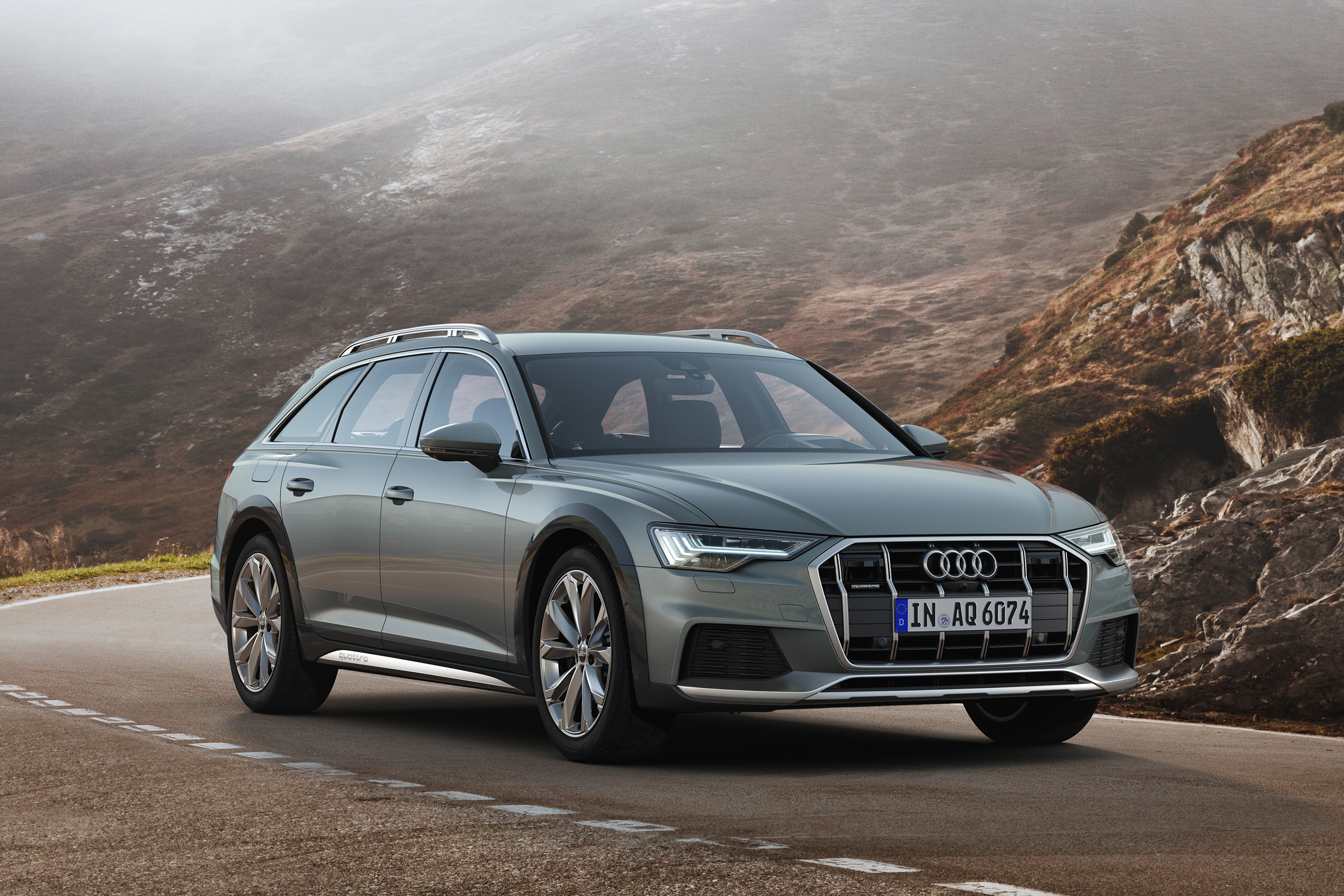 New 2019 Audi A6 Allroad estate - side view static