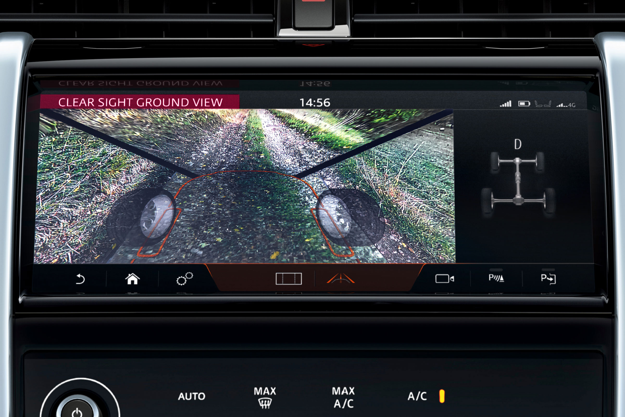 Land Rover Discovery Sport SUV infotainment display