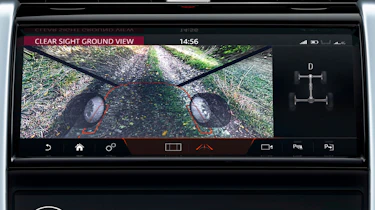 Land Rover Discovery Sport SUV infotainment display