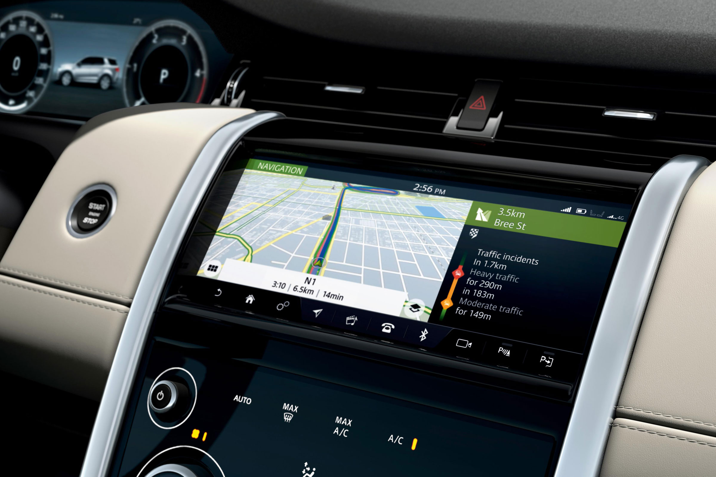 Land Rover Discovery Sport SUV central display