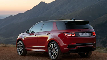 Land Rover Discovery Sport SUV rear 3/4 static