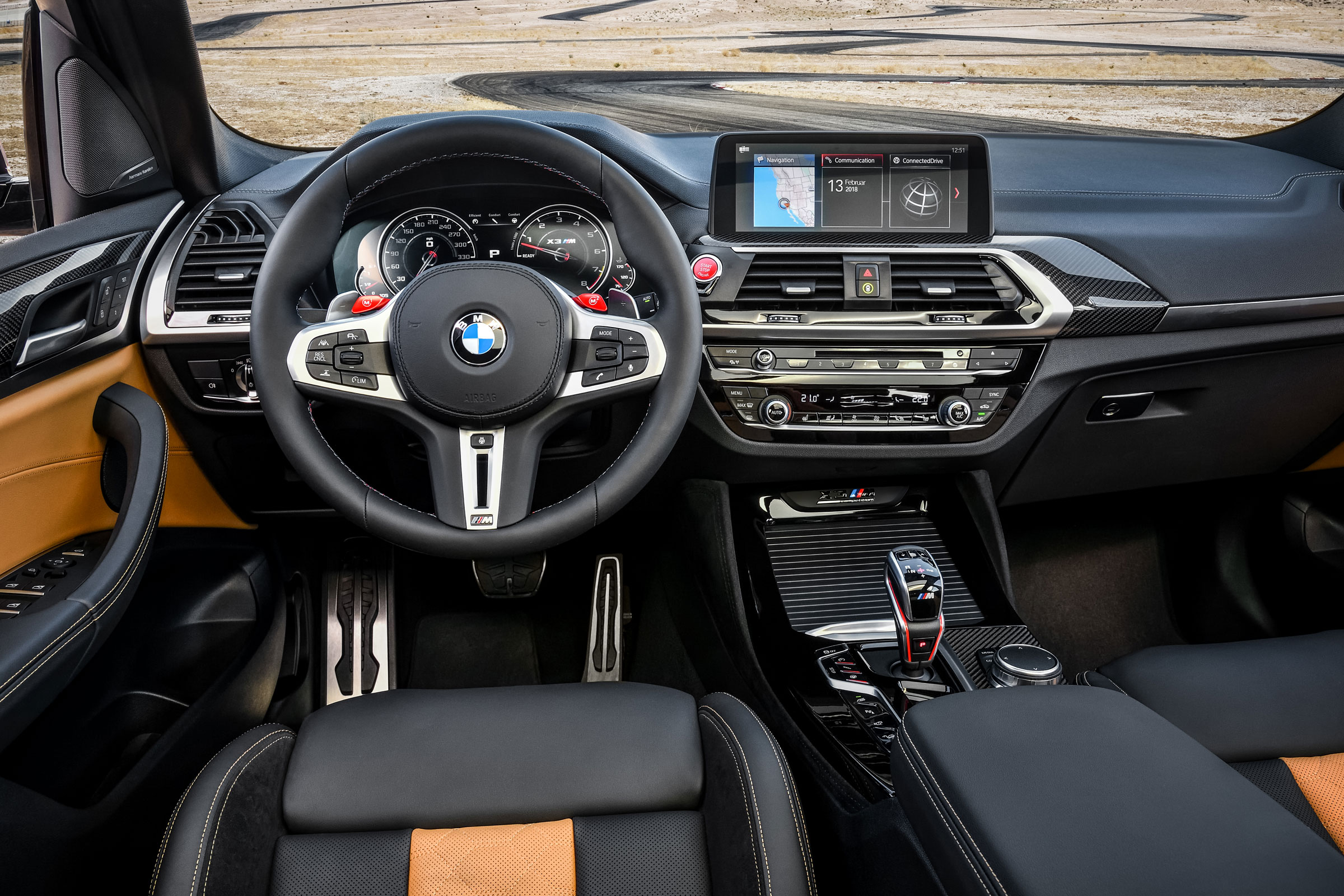 BMW X3 M Competition SUV interior