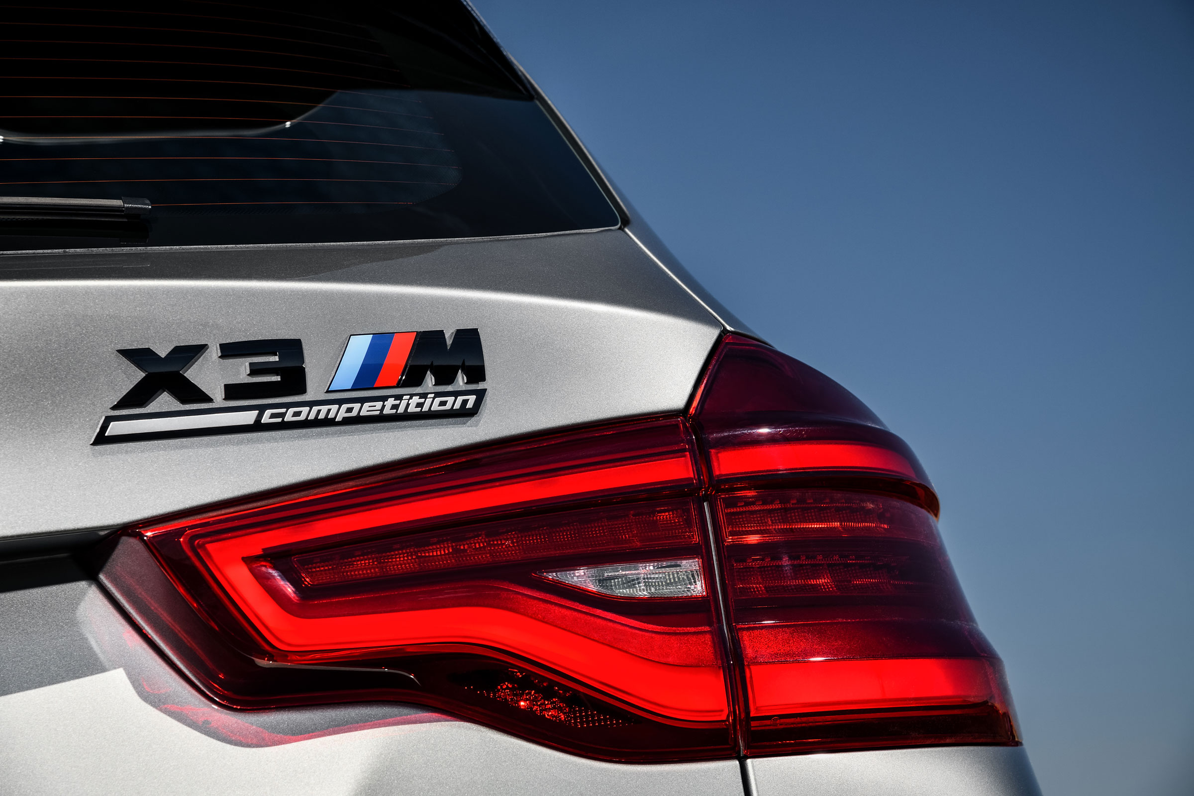 BMW X3 M Competition SUV rear lights