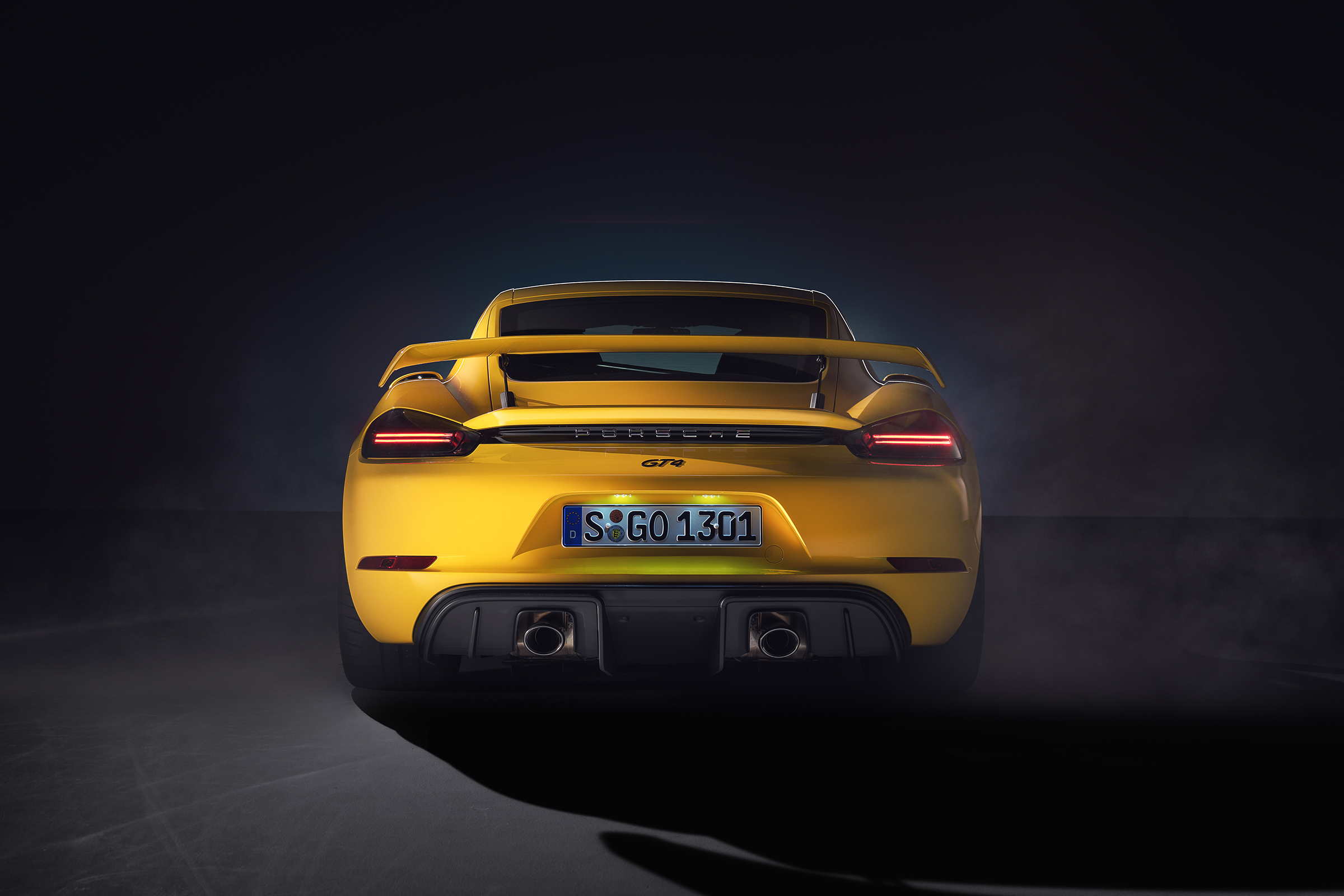 Porsche 718 Cayman GT4 - rear view