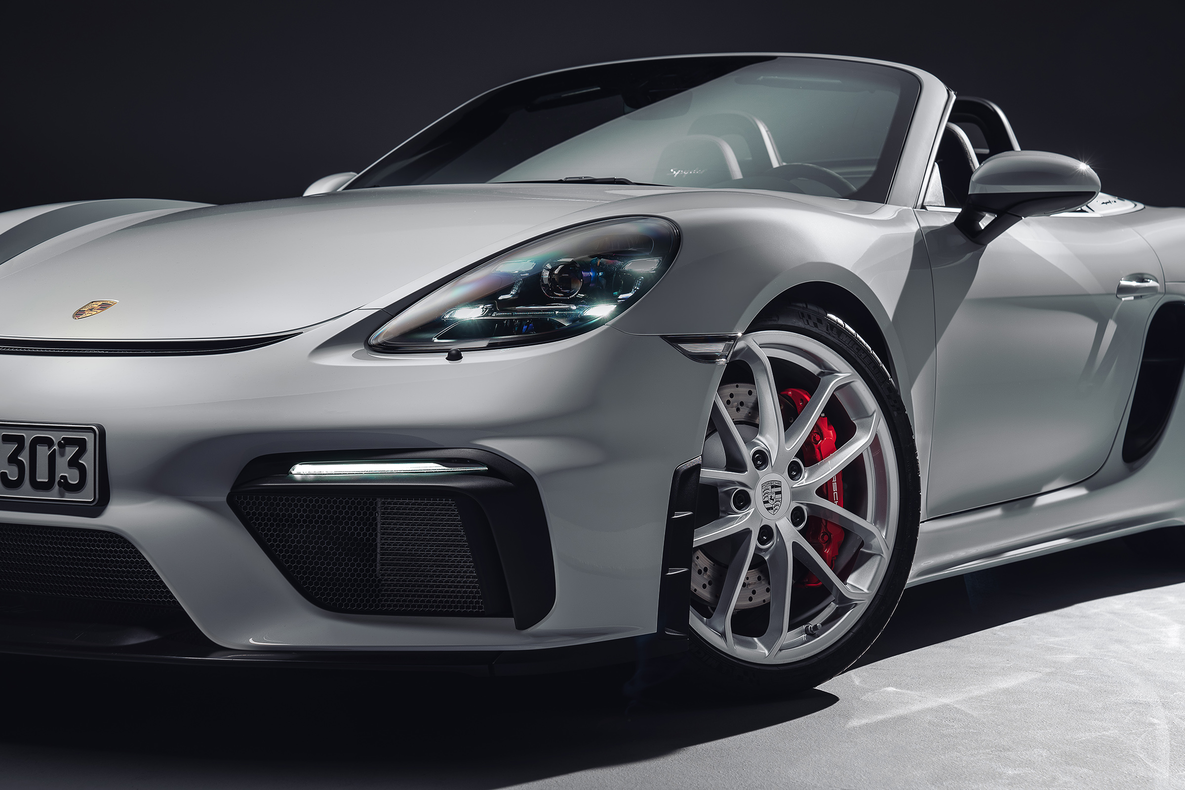 Porsche 718 Boxter Spyder - 3/4 view 