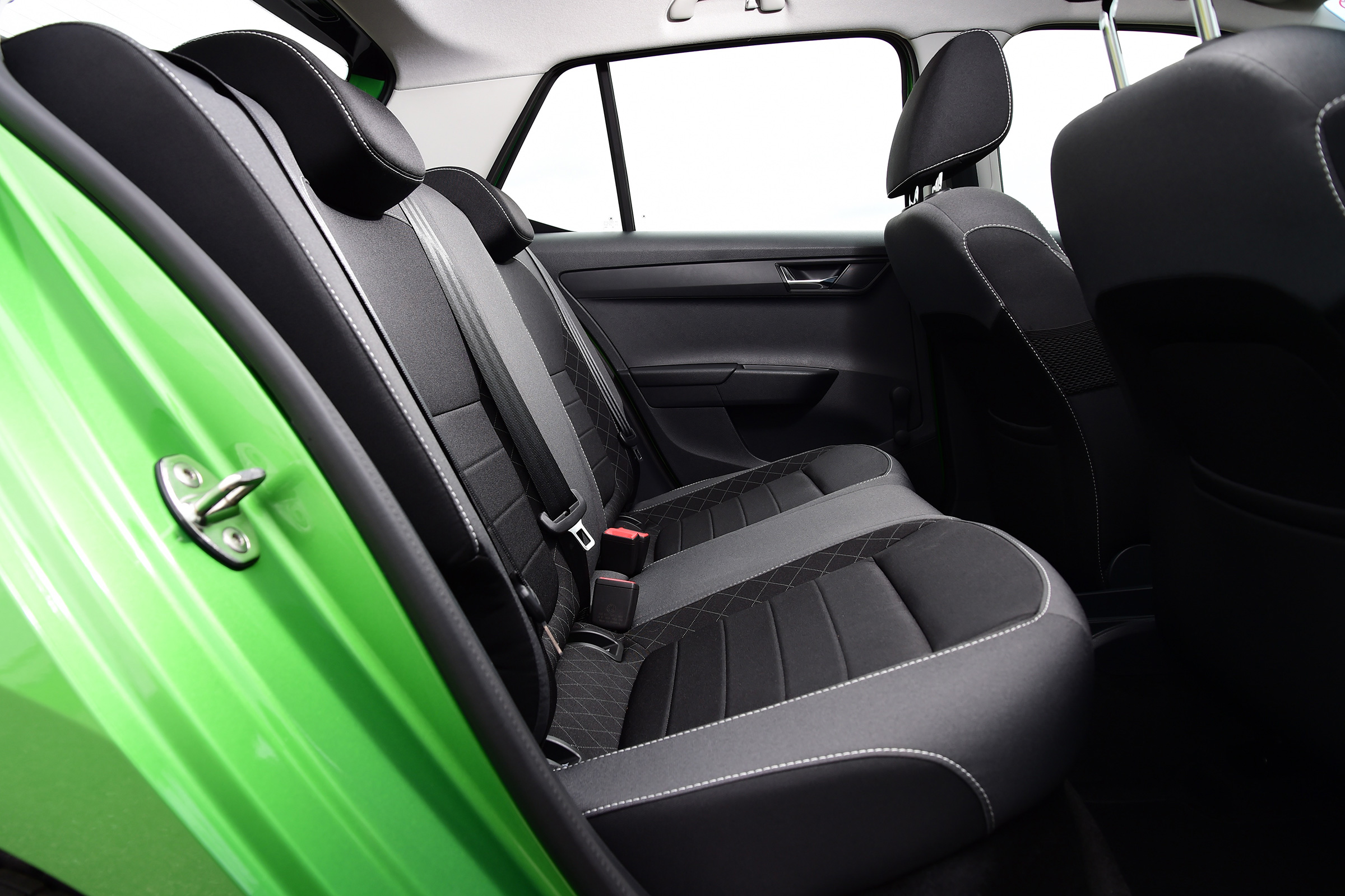 Skoda Fabia hatchback rear seats