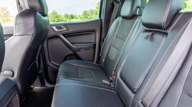 Ford Ranger Raptor pickup rear seats