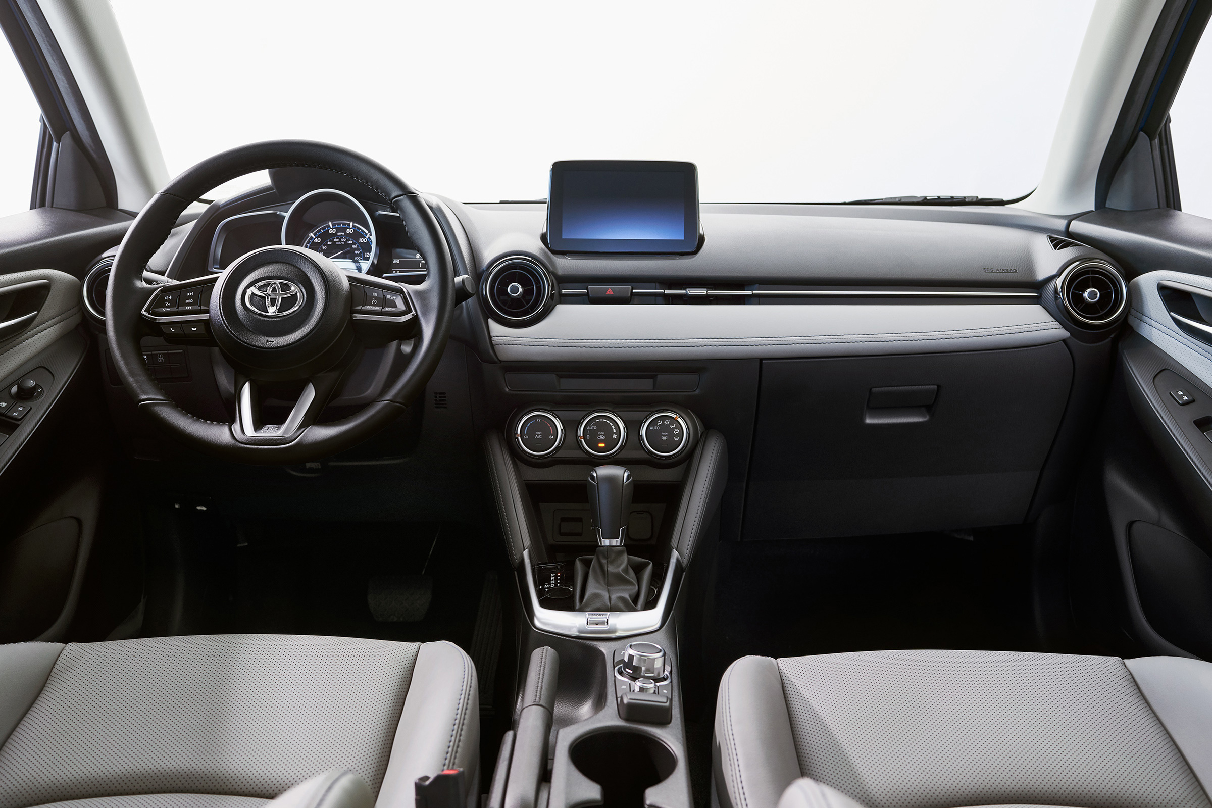 Toyota Yaris US-spec interior