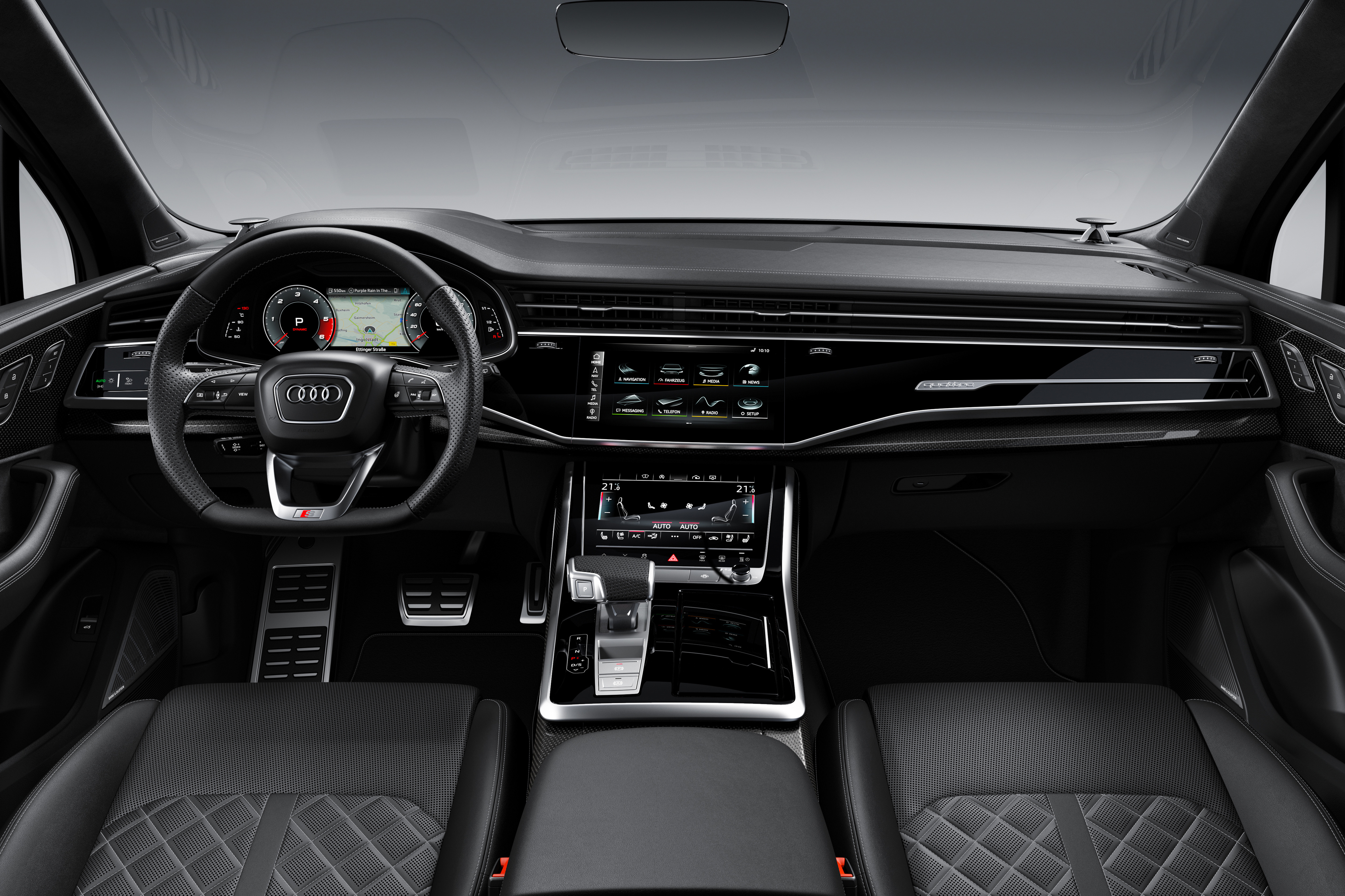 Audi SQ7 TDI - Interior Wide Angle View