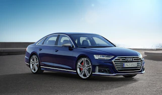 2019 Audi S8 static 3/4 front