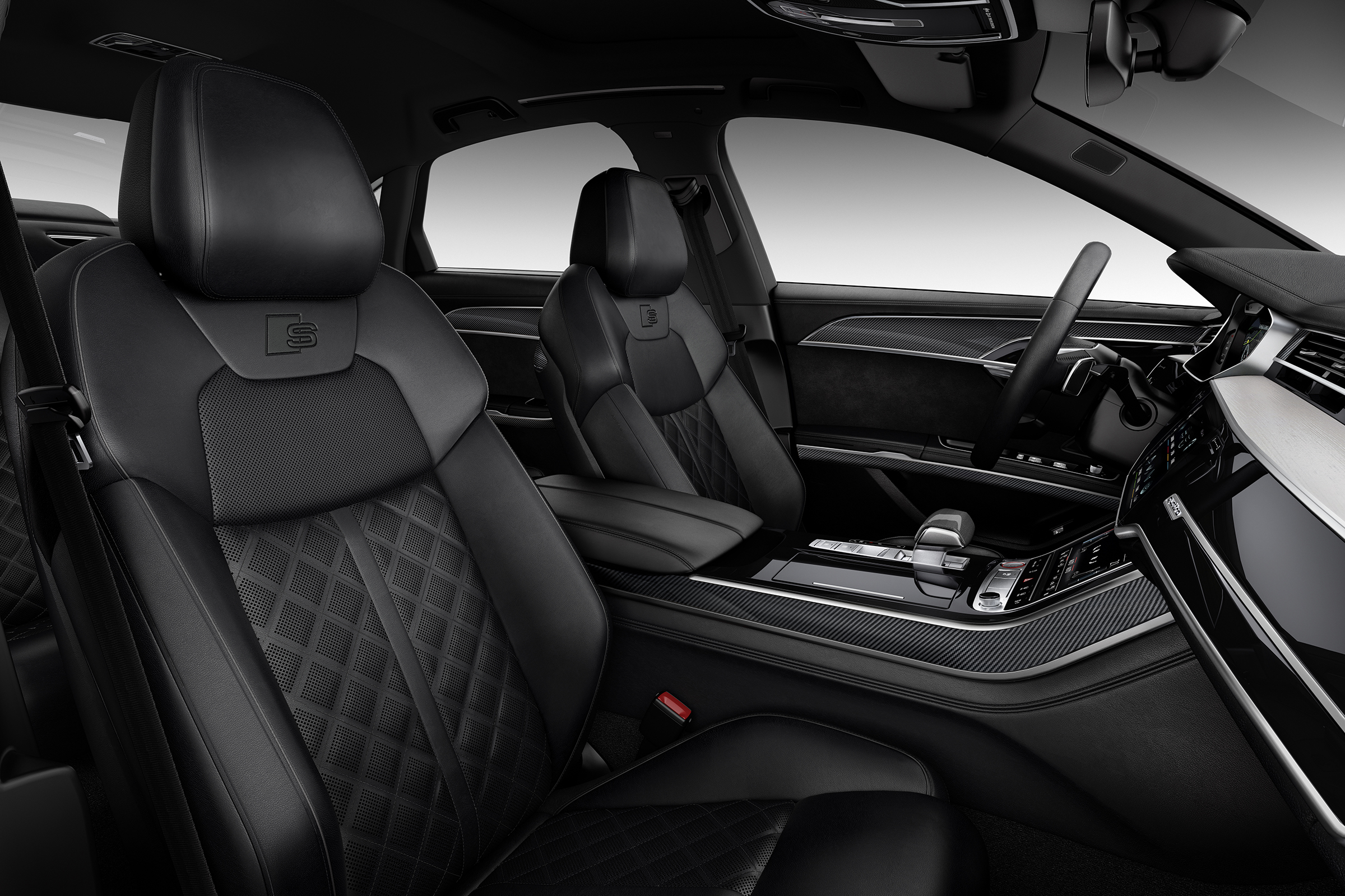2019 Audi S8 interior side view