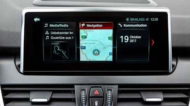 BMW 2 Series Gran Tourer infotainment screen