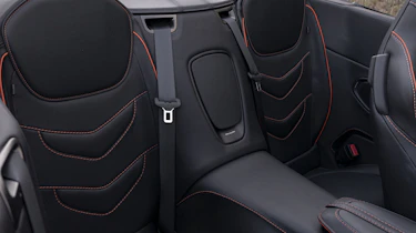 Aston Martin DBS Superleggera Volante rear seats