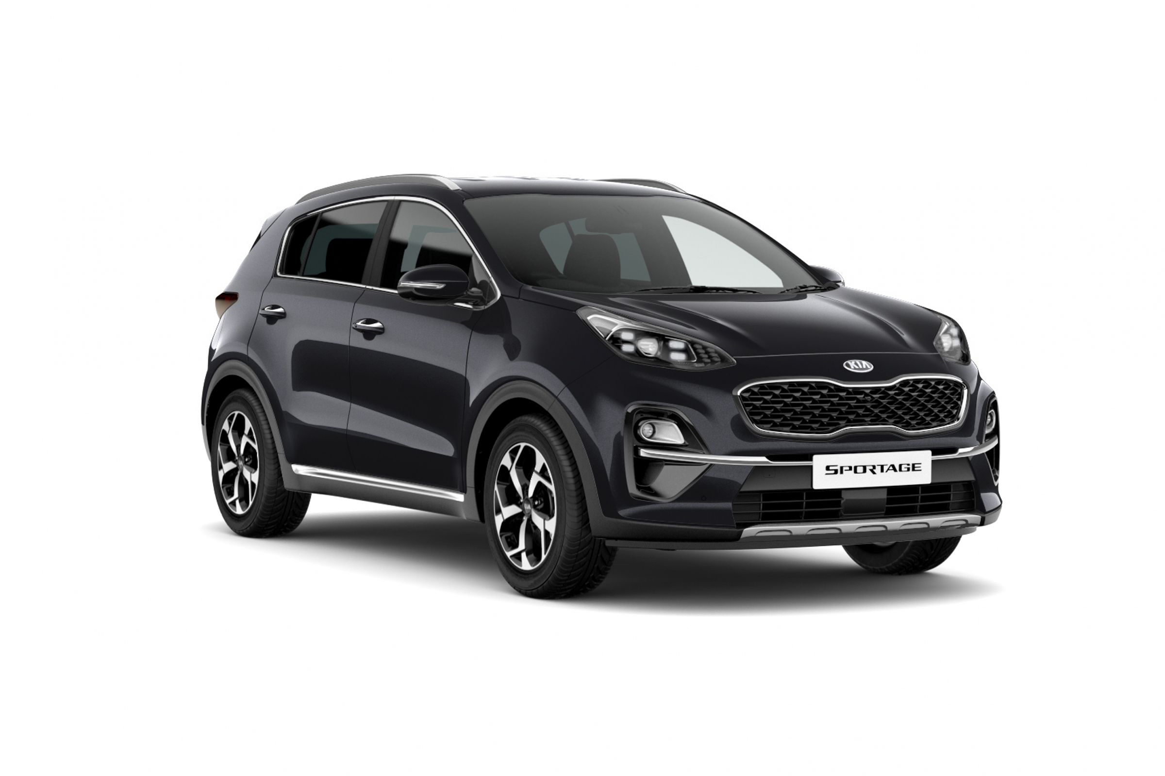 Kia Sportage Platinum Edition in Dark Penta Metal paint