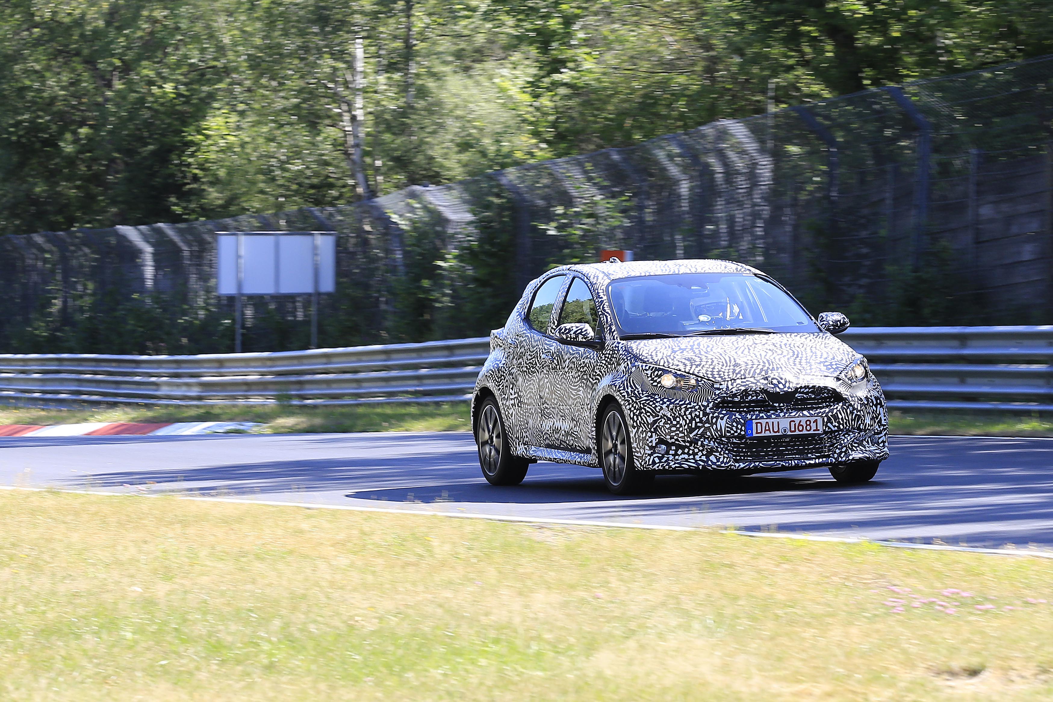 New Toyota Yaris spotted