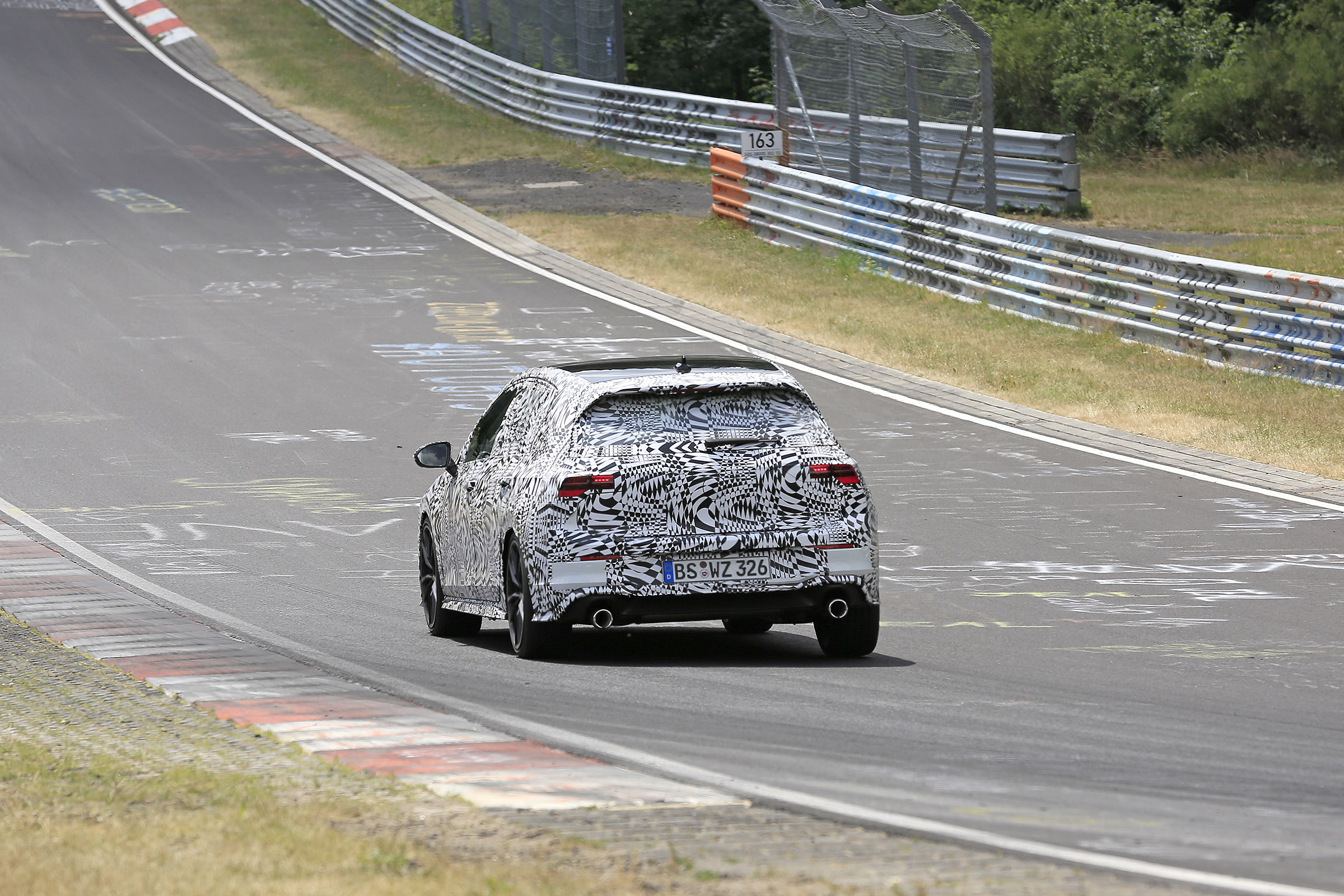 Volkswagen Golf GTI testing - rear view