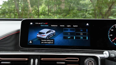 Mercedes EQC SUV infotainment