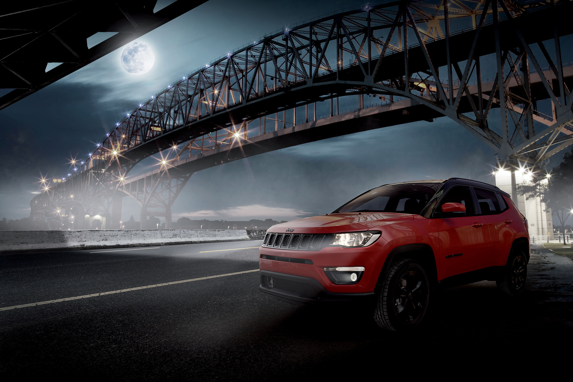 Jeep Compass Night Eagle - front 3/4 view