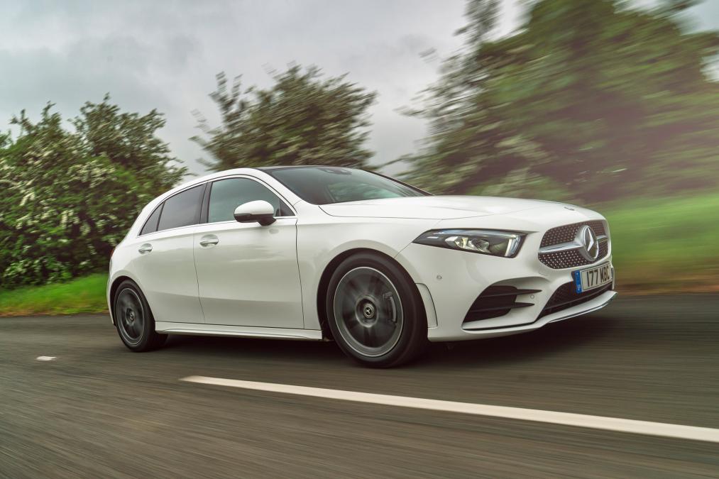 Mercedes A-Class AMG Line - front 3/4 driving