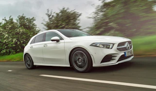 Mercedes A-Class AMG Line - front 3/4 driving