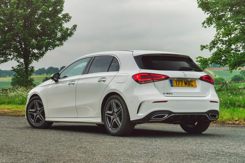 Mercedes A-Class AMG Line - rear 3/4 driving
