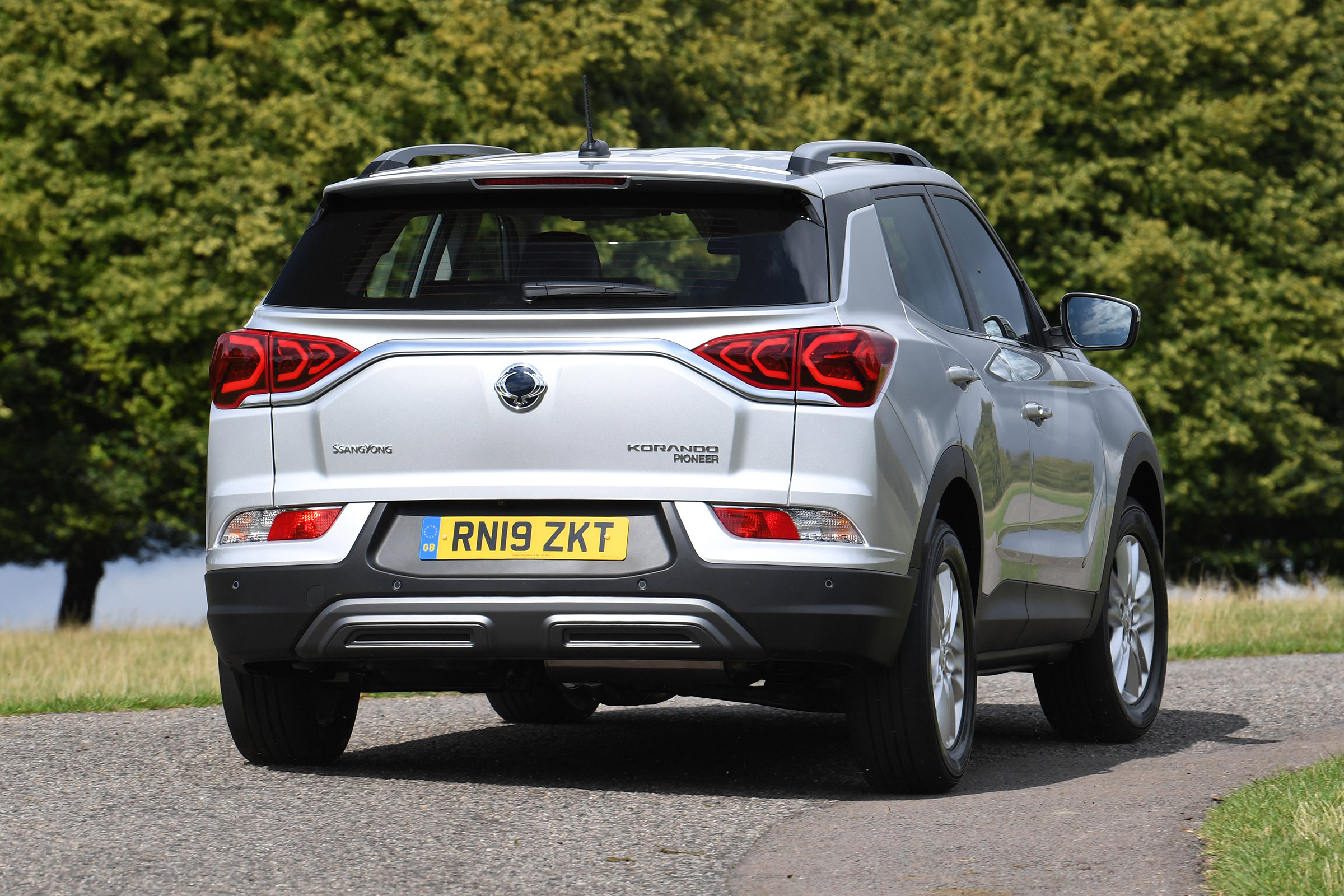 SsangYong Korando SUV rear 3/4 cornering