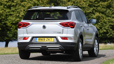 SsangYong Korando SUV rear 3/4 cornering