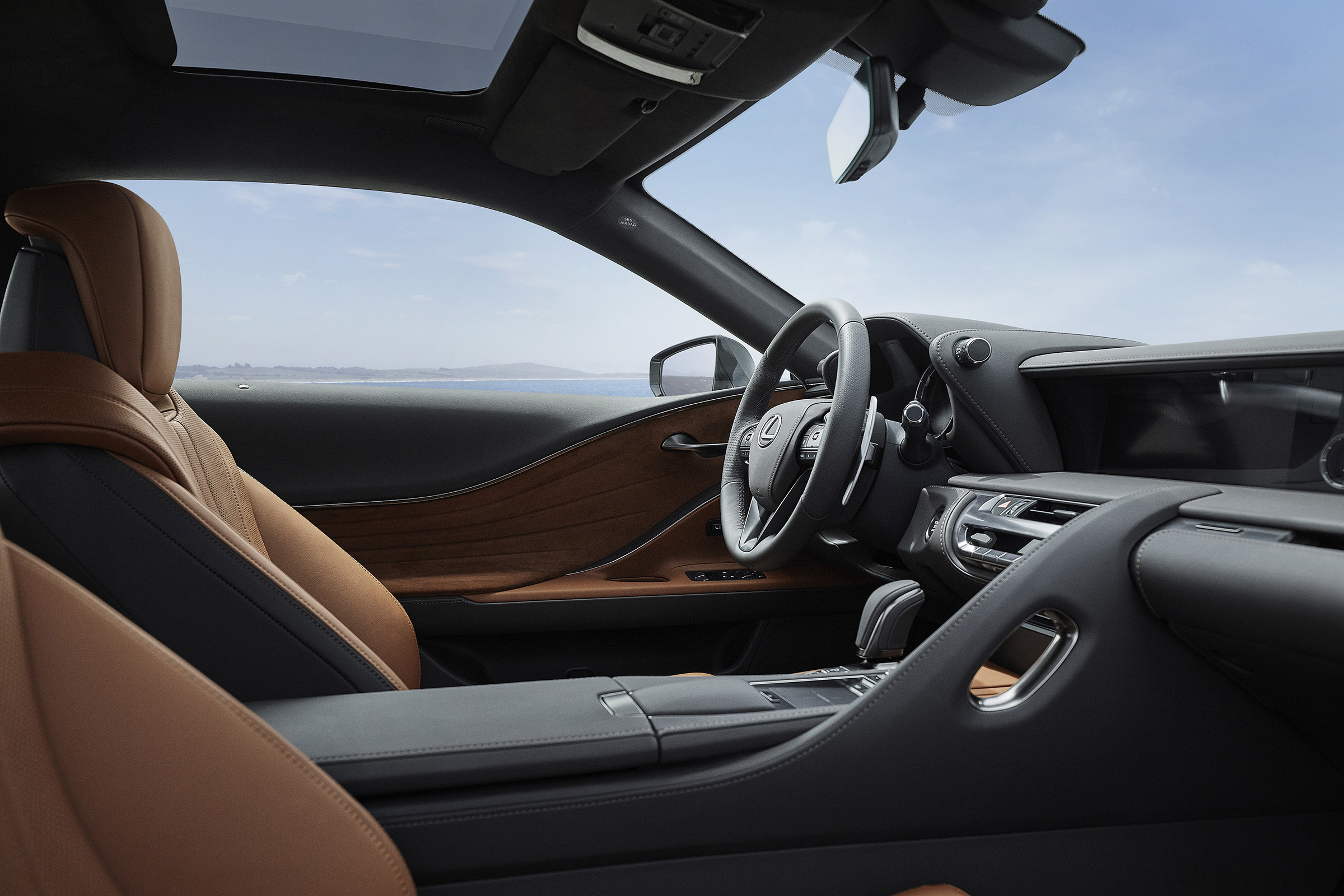 Lexus LC Limited Edition interior - side view