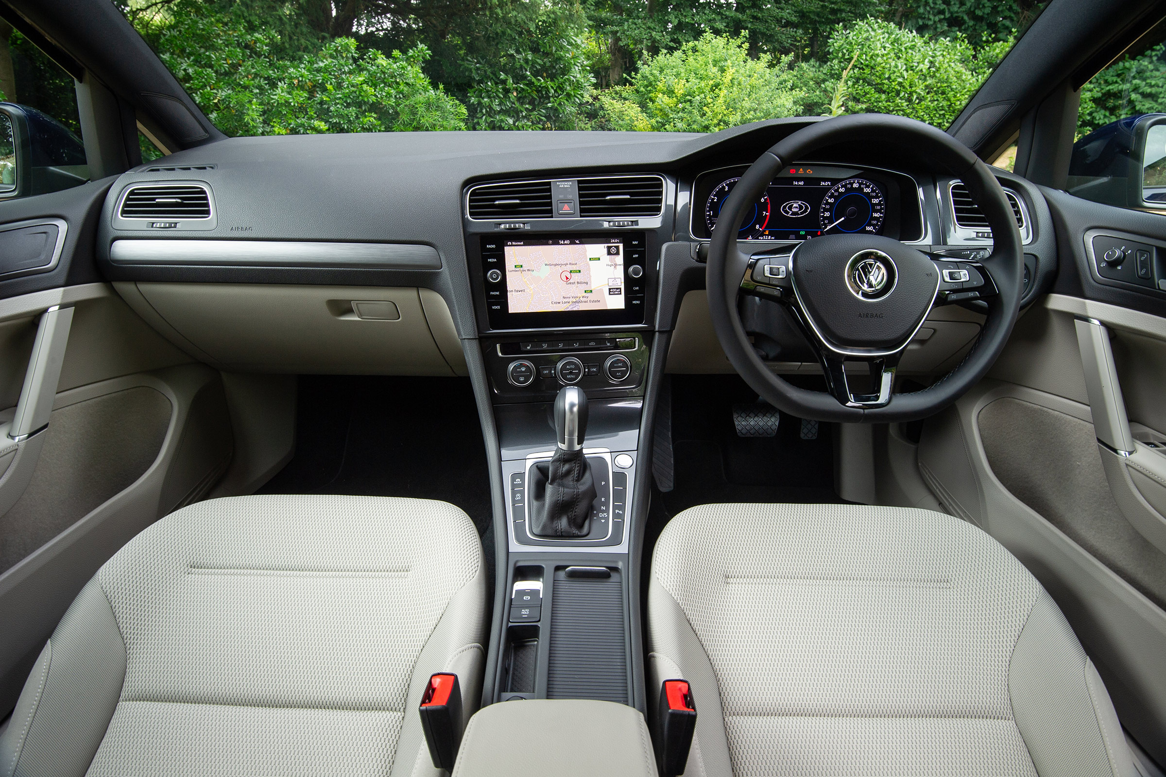 Volkswagen Golf hatchback interior