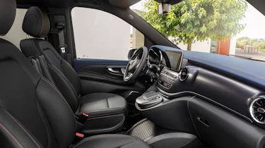Mercedes EQV - interior side view