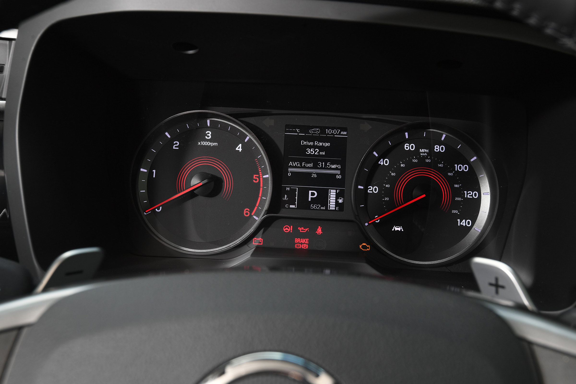SsangYong Korando SUV instruments
