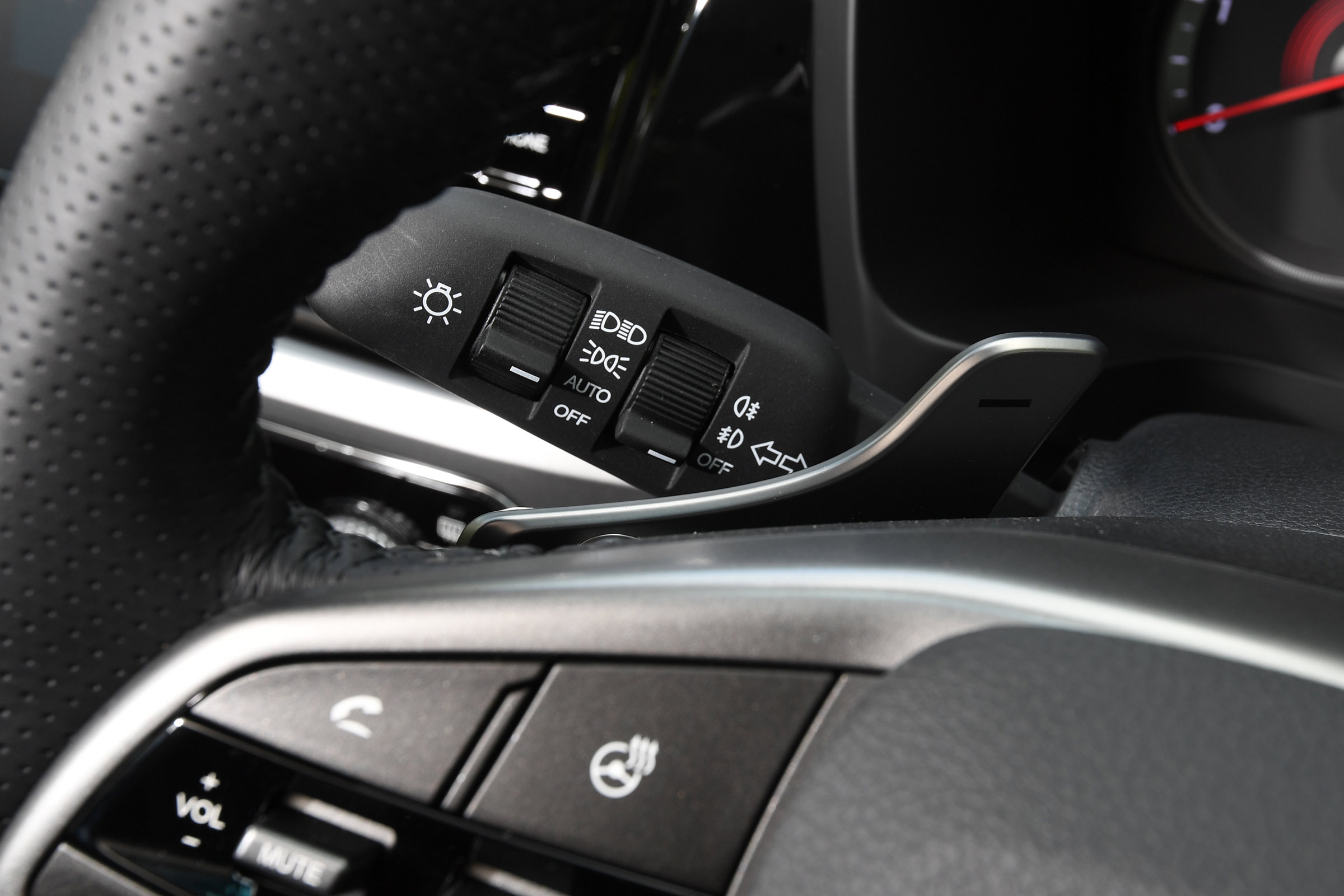 SsangYong Korando SUV steering wheel