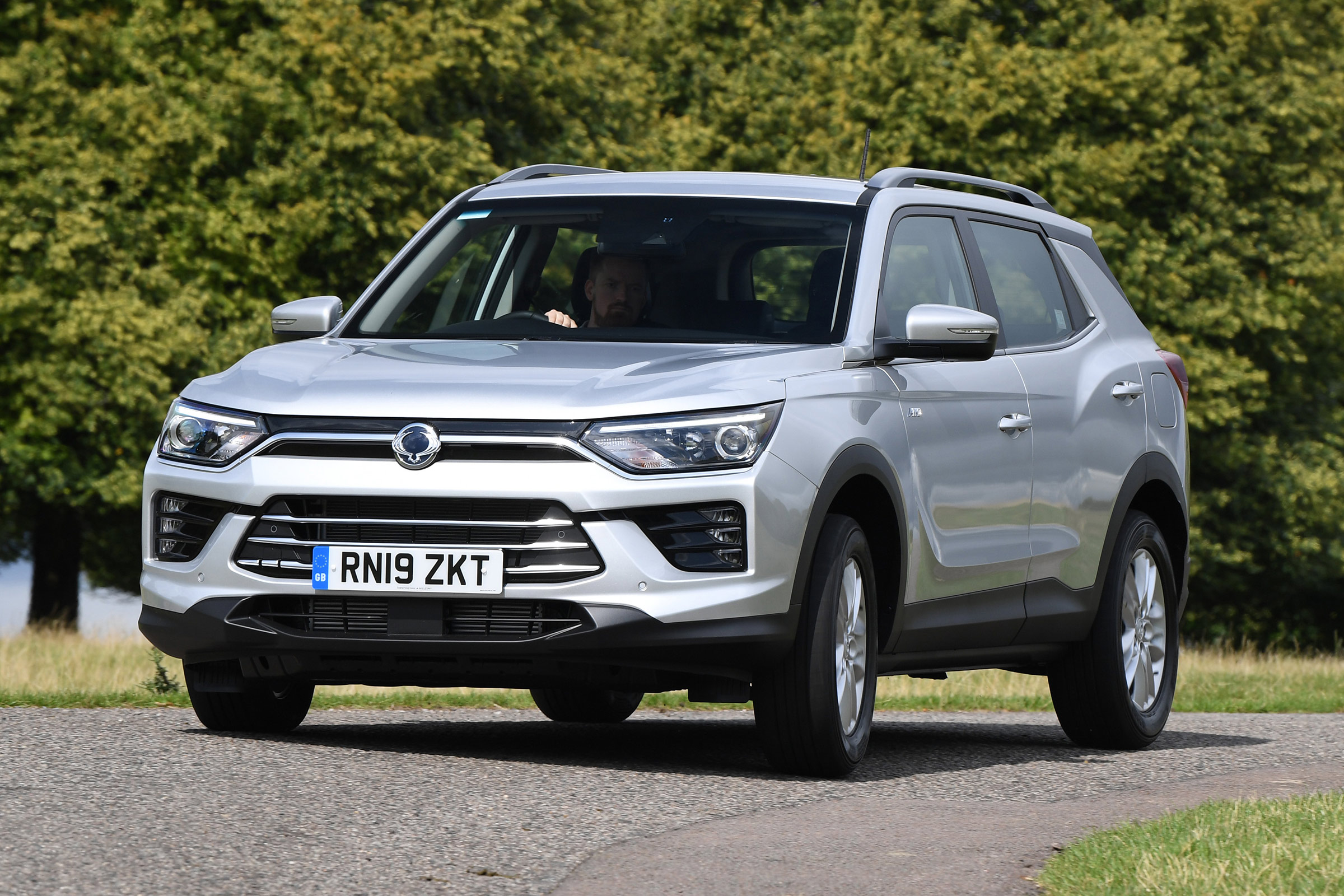 SsangYong Korando SUV front cornering