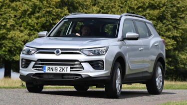 SsangYong Korando SUV front cornering