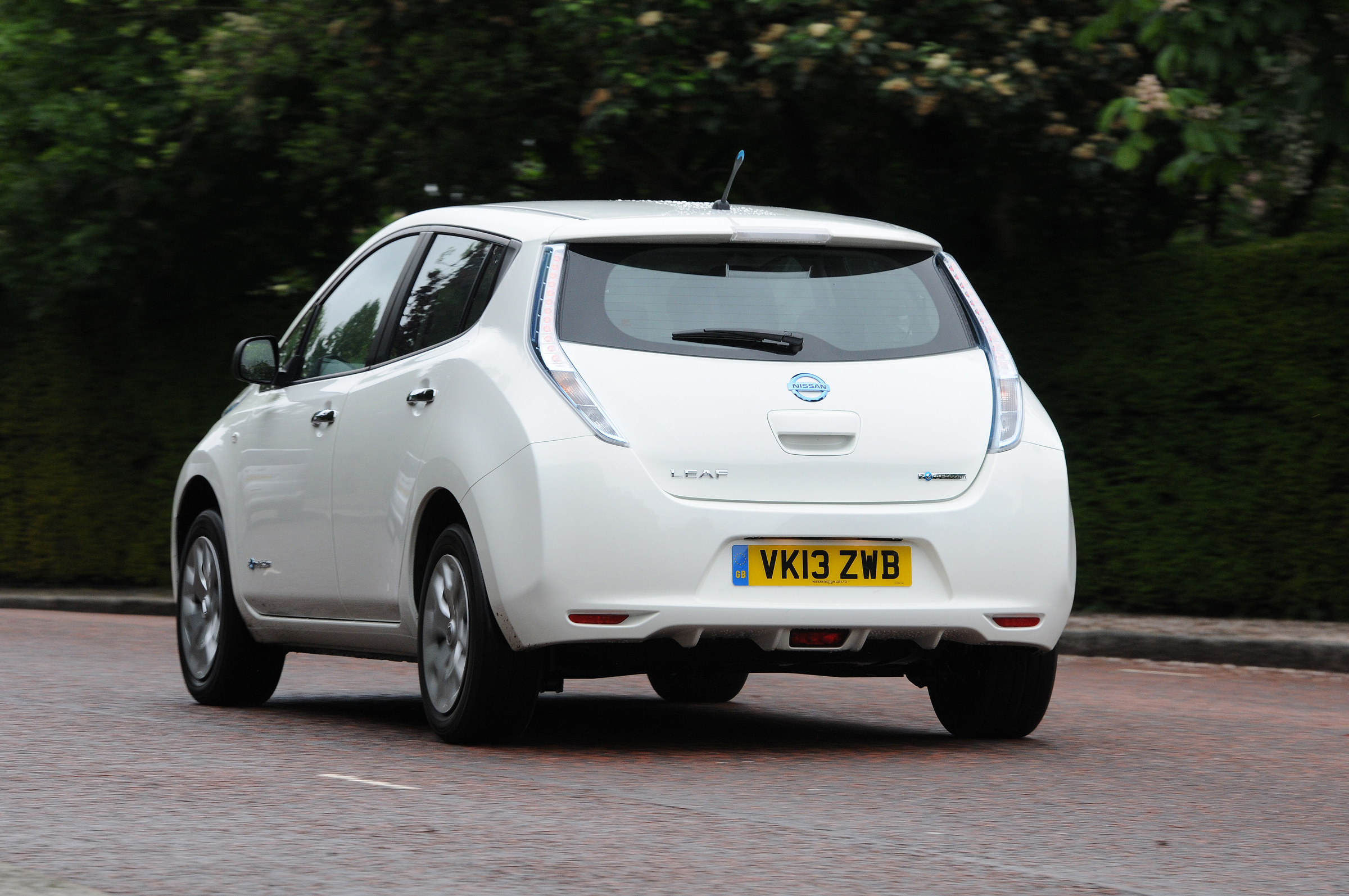 Nissan Leaf - rear 3/4 view