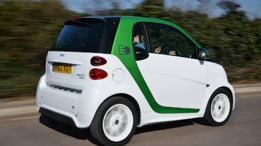 Smart ForTwo ED - Rear 3/4 view