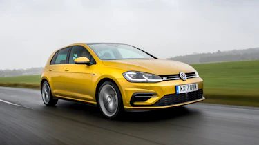 Volkswagen Golf hatchback front 3/4 tracking