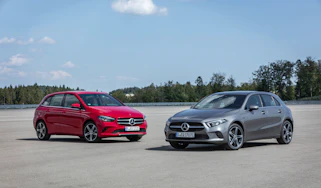 Mercedes A250e and B250e plug-in hybrids