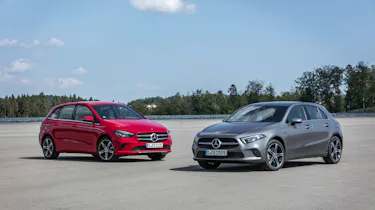 Mercedes A250e and B250e plug-in hybrids