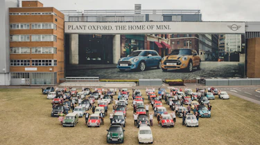 MINI 60th anniversary plant oxford outside