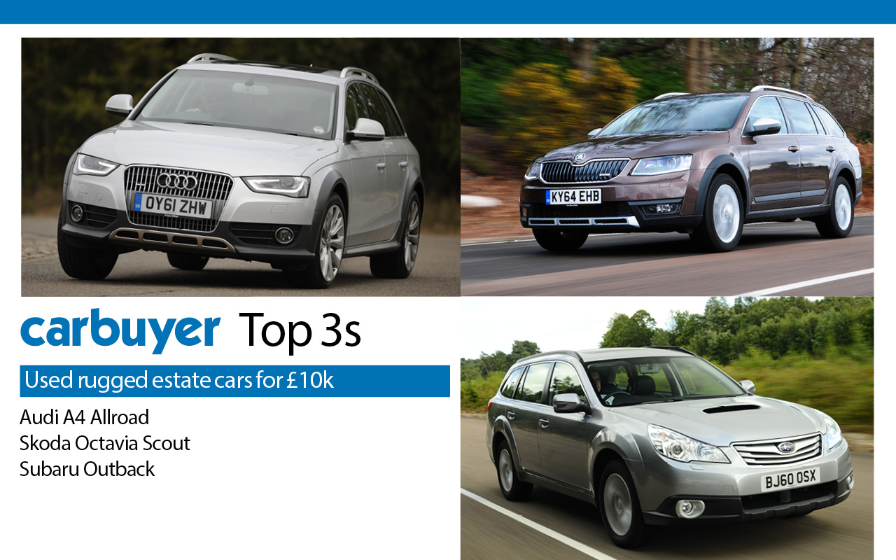 Top 3 used rugged estates for £10,000