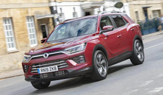 SsangYong Korando driving