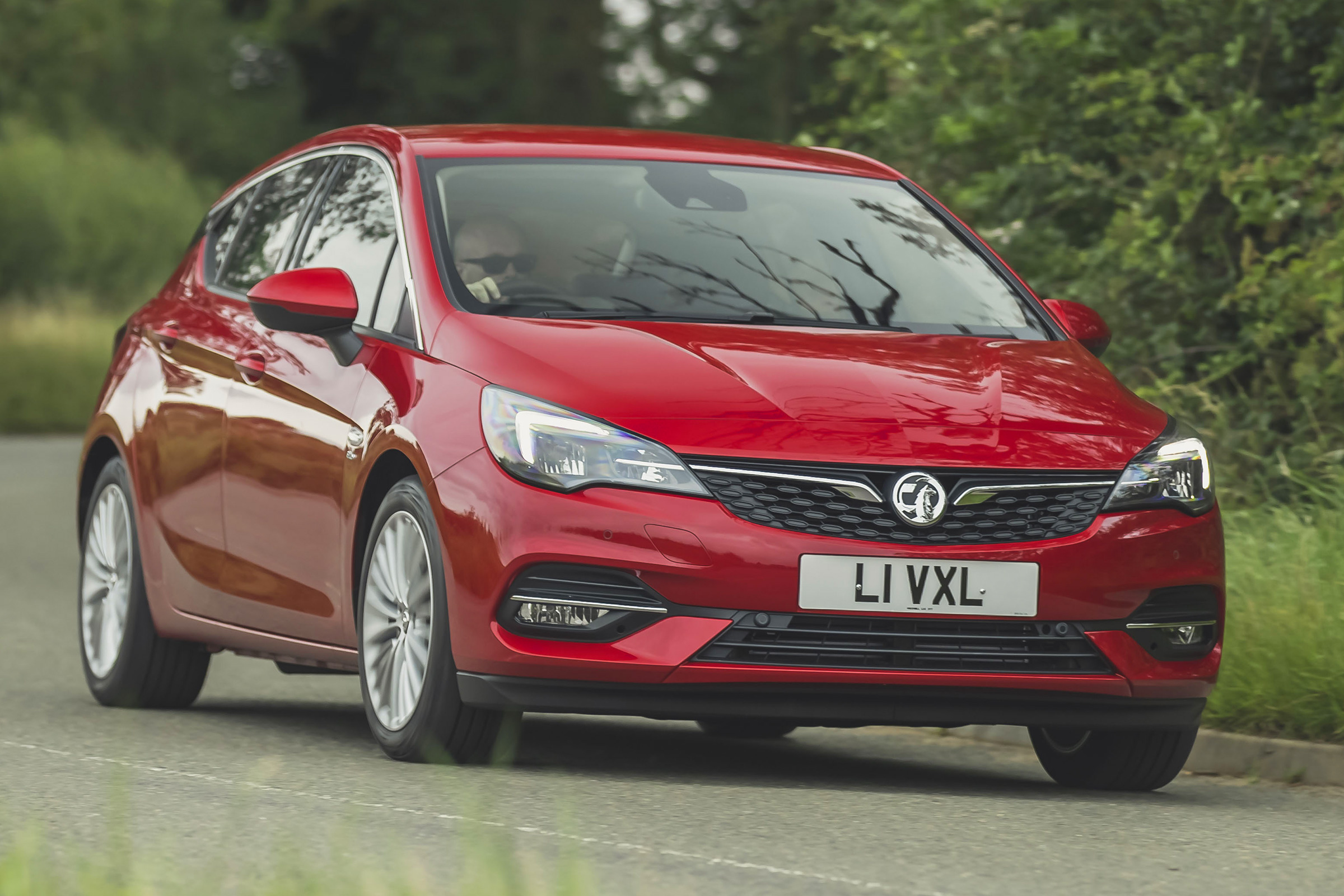 Vauxhall Astra hatchback front 3/4 cornering