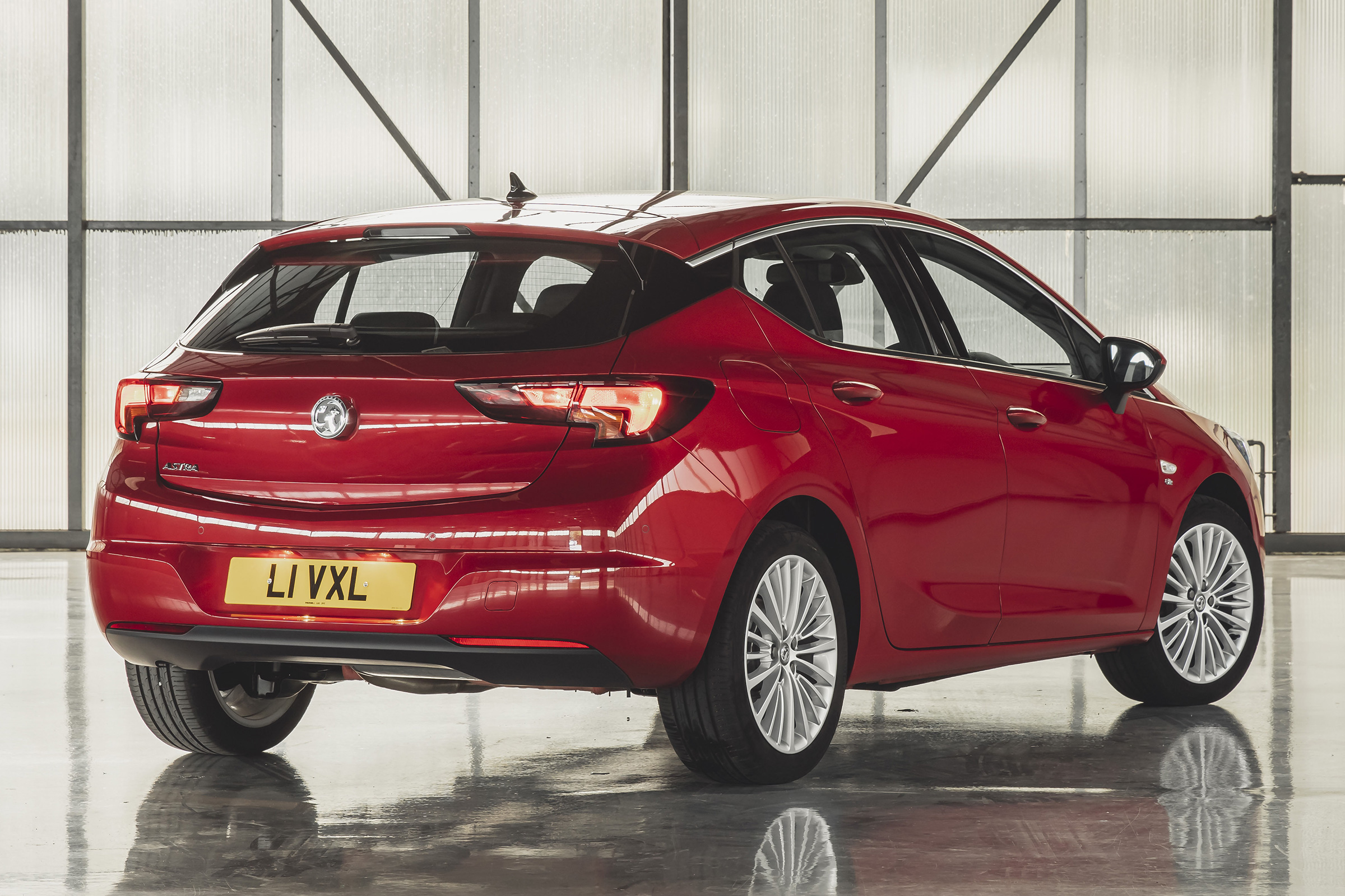 Vauxhall Astra hatchback rear 3/4 static