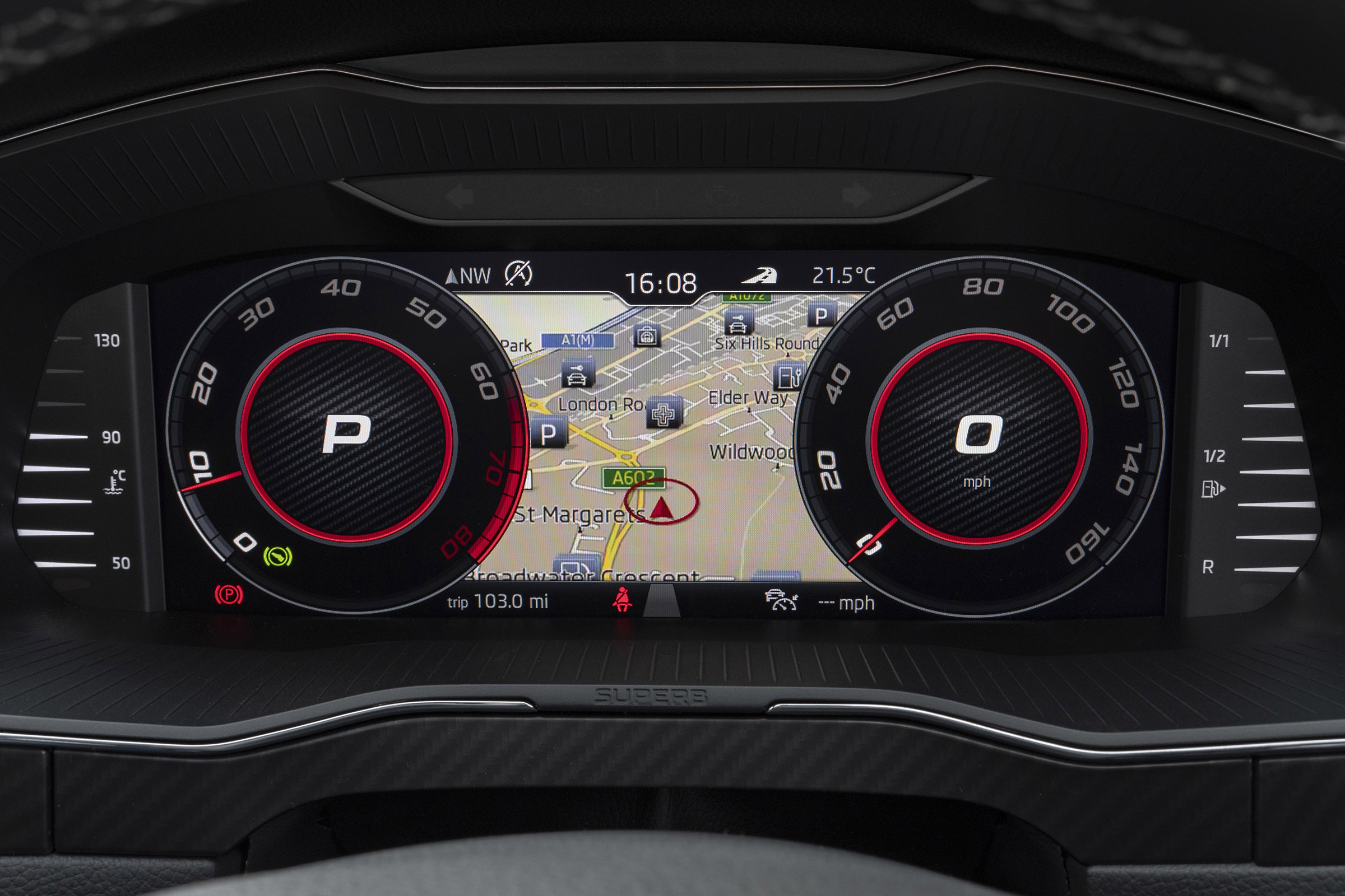 2019 Skoda Superb facelift - virtual cockpit