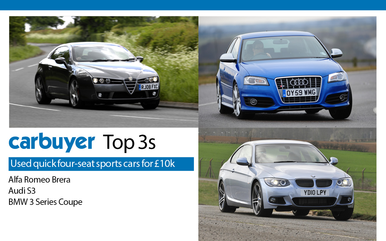 Top 3 used four-seat sports cars for £10,000 - hero image