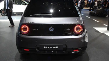 Honda e production version - rear view at Frankfurt