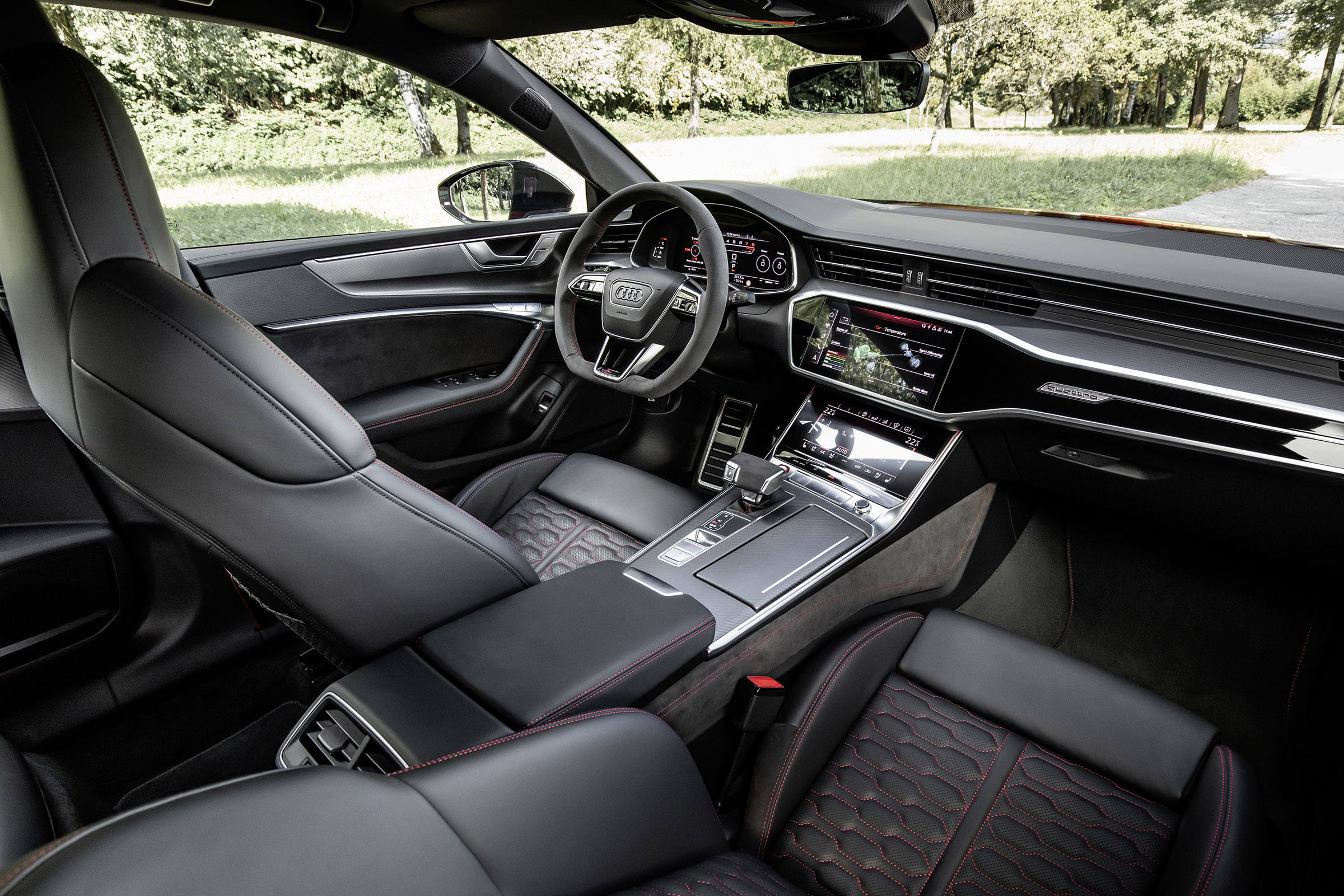 Audi RS7 interior - wide view