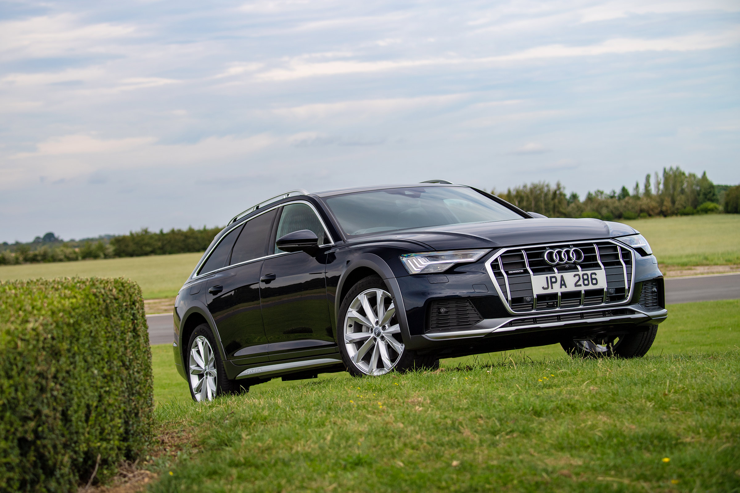 Audi A6 Allroad quattro estate front 3/4 off-road