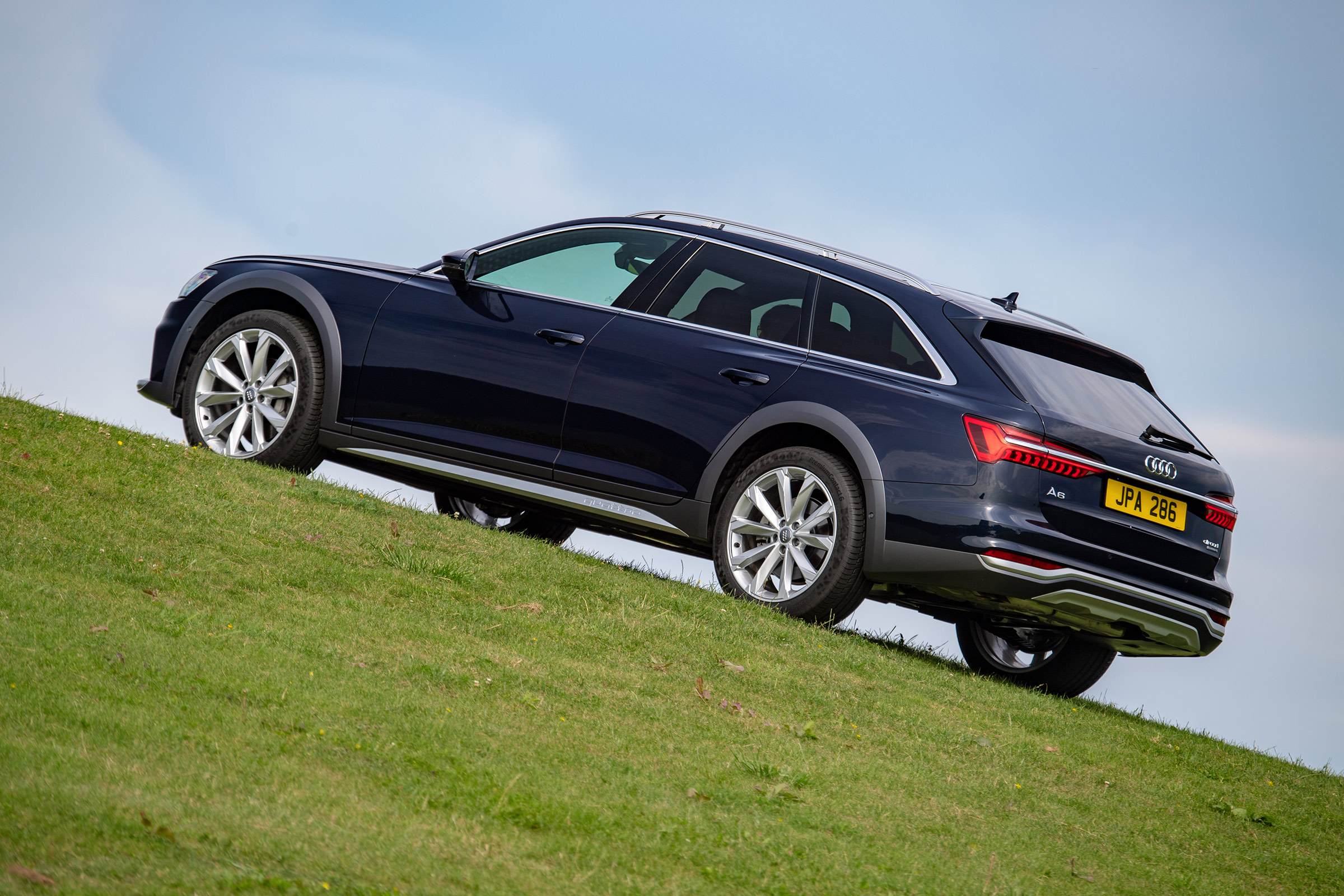 Audi A6 Allroad quattro estate hill ascent
